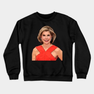 Christine Baranski Red Carpet Cartoonish Crewneck Sweatshirt